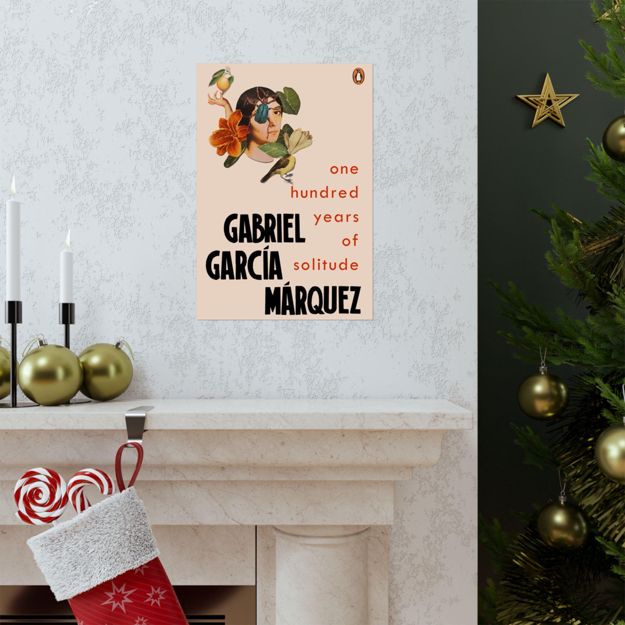 One Hundred Years of Solitude Book Cover Poster, Literary Wall Art for Gabriel Garcia Marquez Fans, Gift for Book Lovers