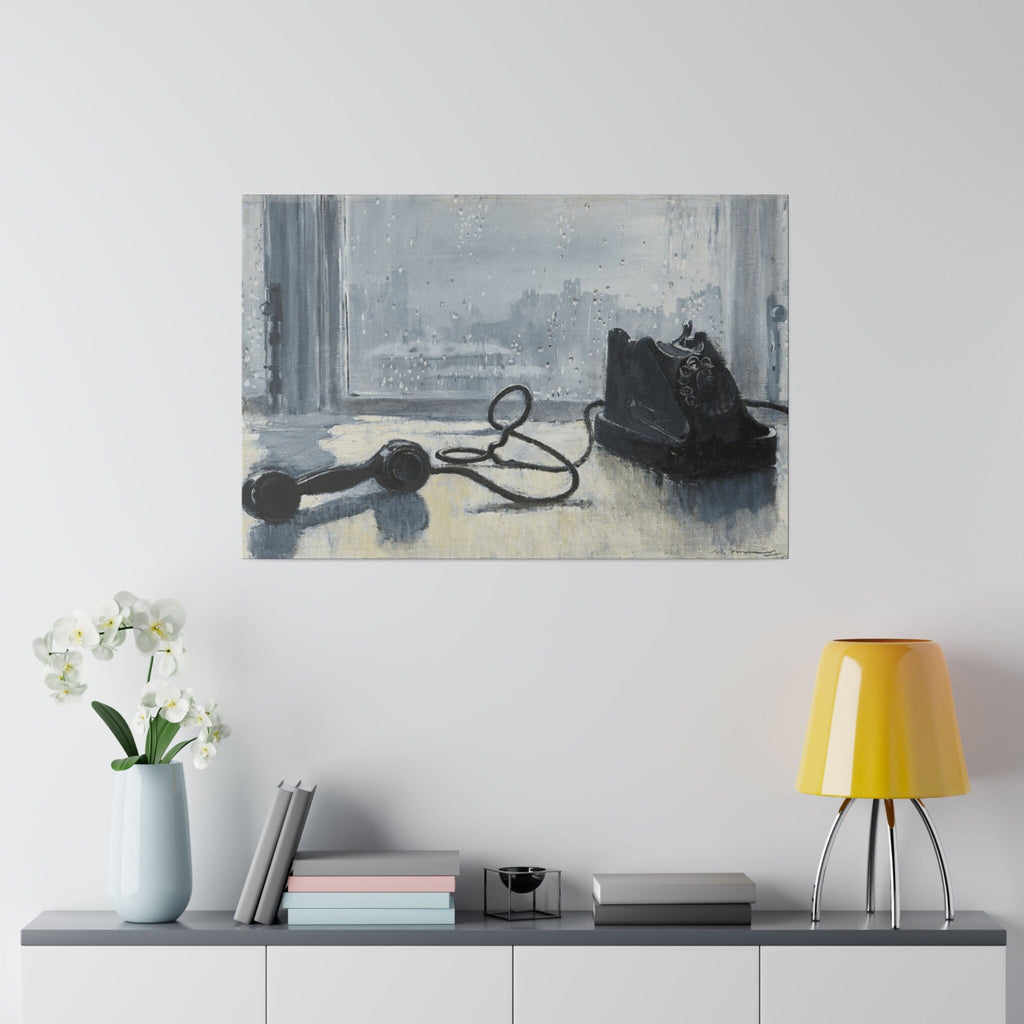 Soviet Art Canvas Print, Waiting by Yuri Pimenov, Iconic Socialist Realism Art for Home Decor