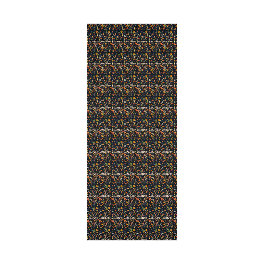 Vintage Halloween Wrapping Paper | Cute Ghosts, Witch Hats, Bats, & More | Perfect Gift Wrap