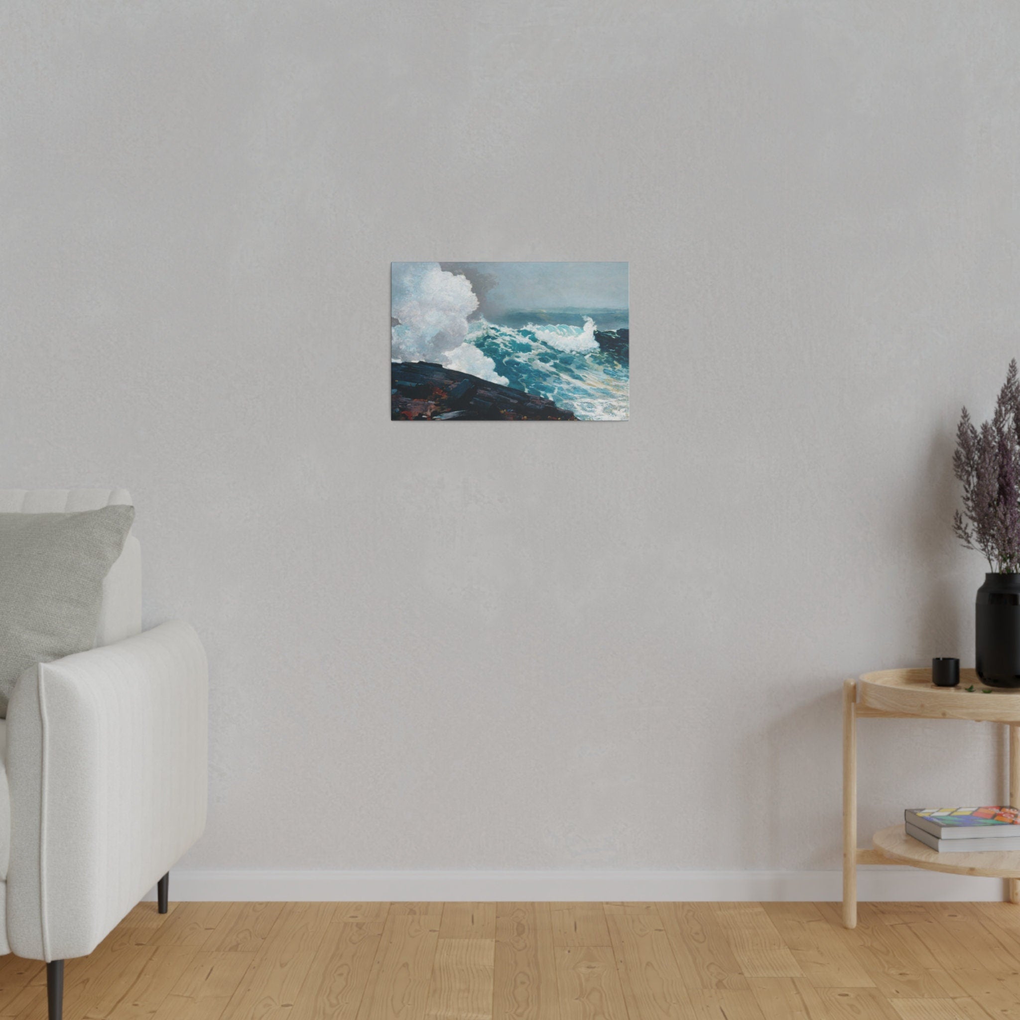 Winslow Homer Northeaster Canvas Print, Majestic Sea Waves Art, Eco Friendly Wall Decor, Perfect Gift Idea