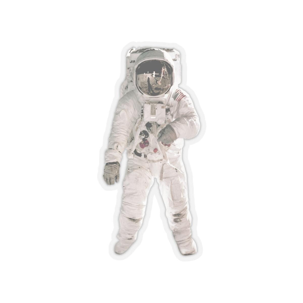 American Astronaut Sticker - Space Enthusiast Gift, Cosmic Decor, Outer Space Laptop Decal, NASA Theme Vinyl Sticker