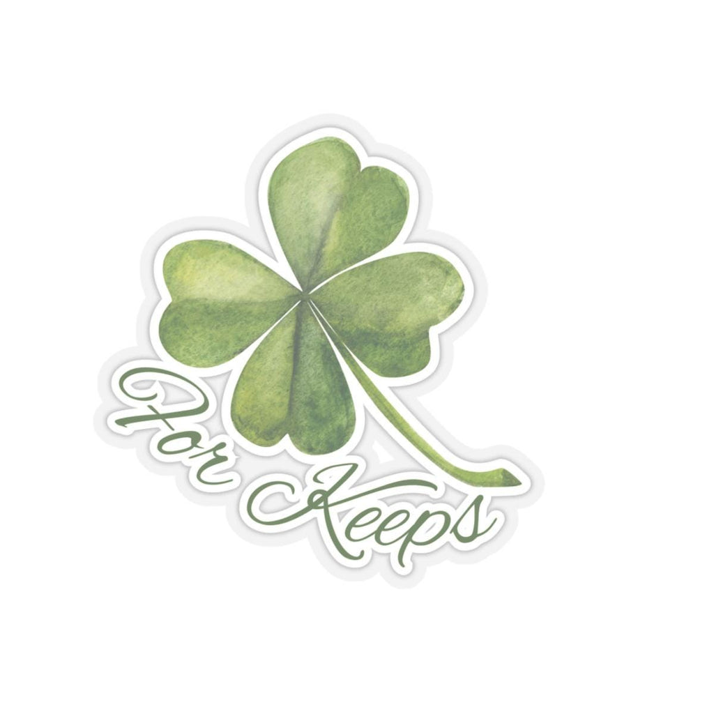 Lucky Clover Stickers For Keeps inspired by Boys of Tommen, Ireland, Cork, Friends-to-lovers, Binding 13, St Patricks Day, Literary Decal