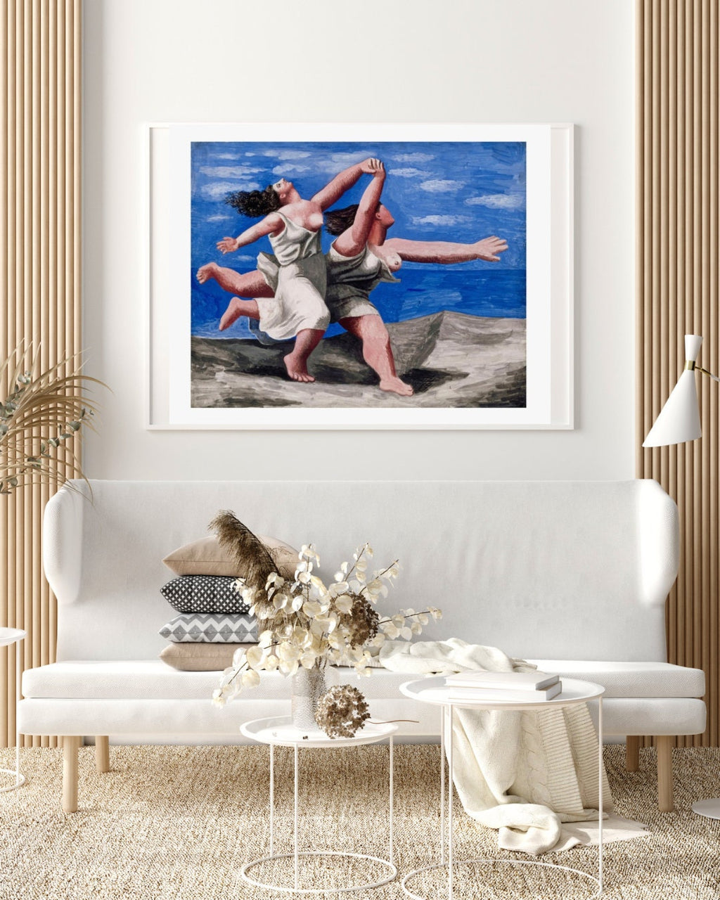 Pablo Picasso 'Two Women Running on the Beach (The Race)' Print, Vibrant Modern Art, Ideal Gift for Art Lovers