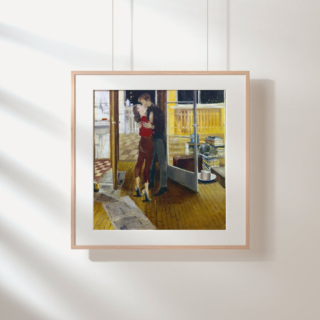 Yuri Pimenov's Lyrical Housewarming Print, Soviet Art, Ideal Wedding, Gift for Couples, Romantics