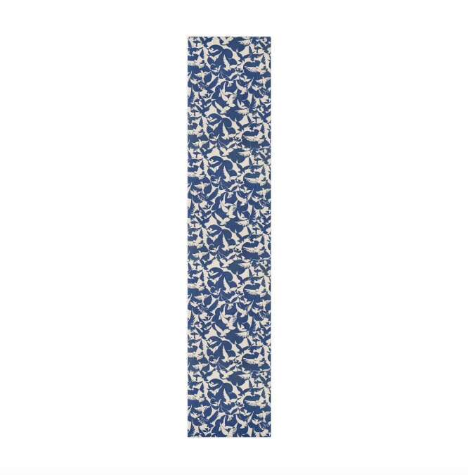 Vintage Pigeon Bird Pattern Birthday Gift Wrapping Paper - Elegant Blue and White Design, Classic Gift Wrap - Eco Friendly