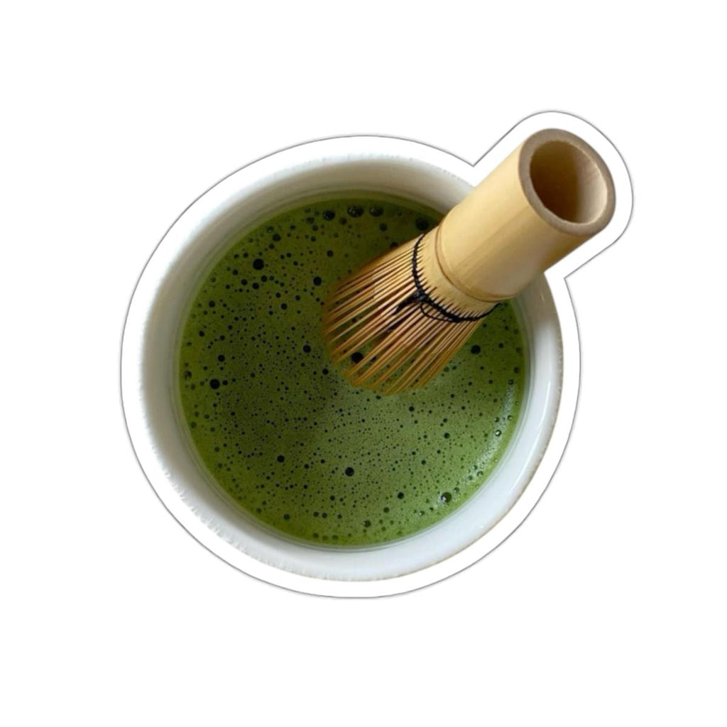 Matcha Whisk Vinyl Sticker | Realistic Matcha Tea Decal for Laptop, Water Bottle & Journal