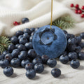 Blueberry Christmas Tree Ornament Ceramic Ornament | Double-Sided Holiday Decor | Flat Surface