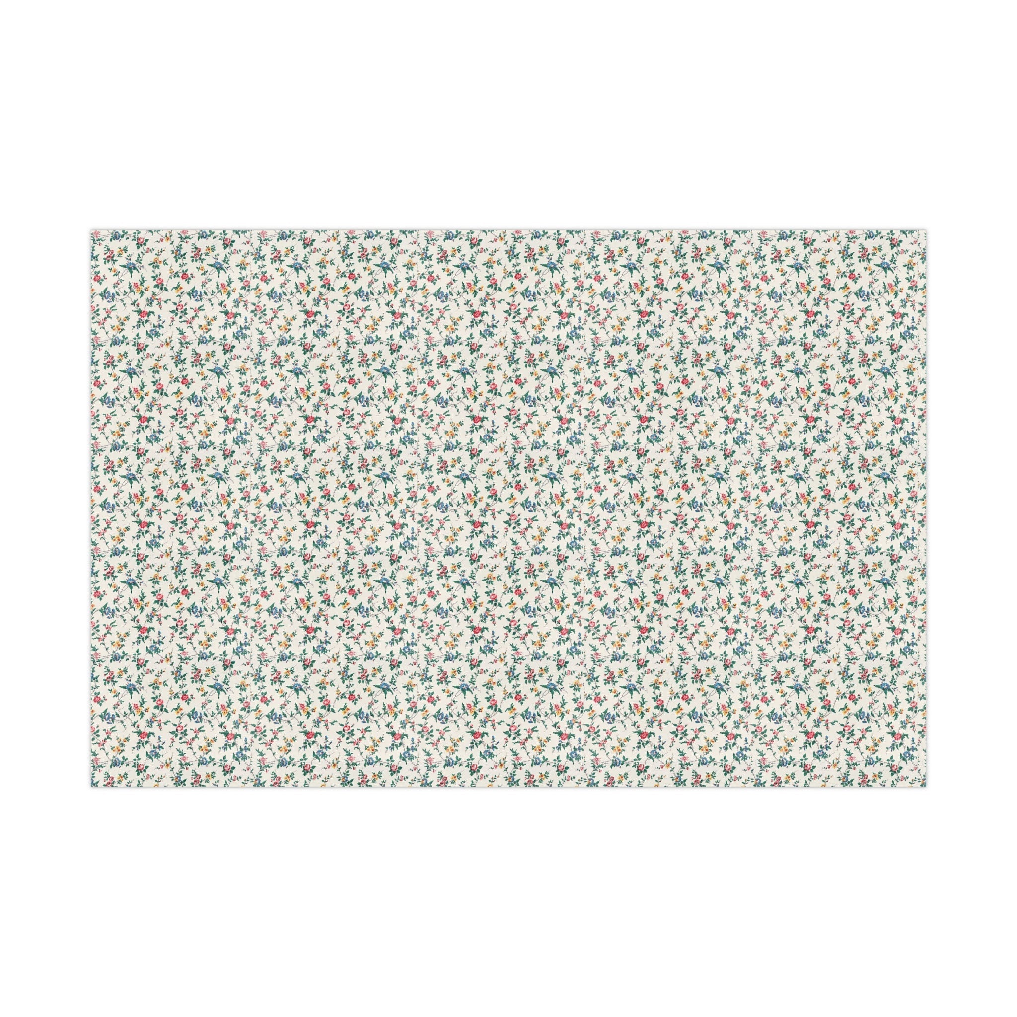 Elegant Wildflower Gift Wrap, Soft Beige Floral Wrapping Paper, Perfect for All Occasions, Eco Friendly Present