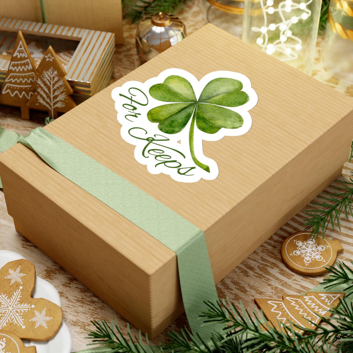 Lucky Clover Stickers For Keeps inspired by Boys of Tommen, Ireland, Cork, Friends-to-lovers, Binding 13, St Patricks Day, Literary Decal